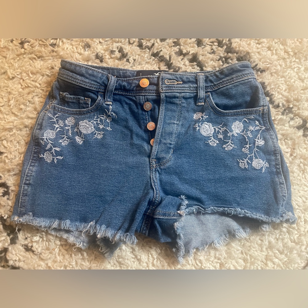 Hollister High Rise Boyfriend Short Vintage Stretch 25/1